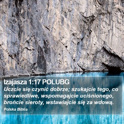 Izajasza 1:17 POLUBG Bible Verse Image