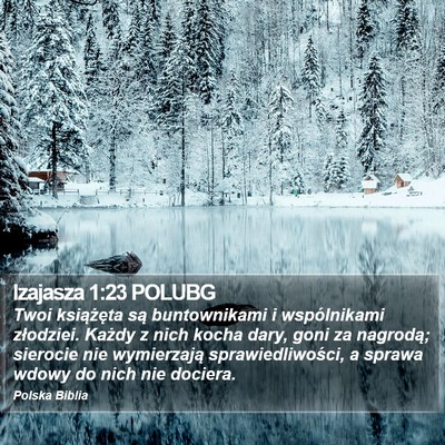 Izajasza 1:23 POLUBG Bible Verse Image
