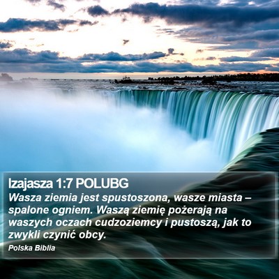 Izajasza 1:7 POLUBG Bible Verse Image