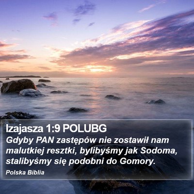 Izajasza 1:9 POLUBG Bible Verse Image
