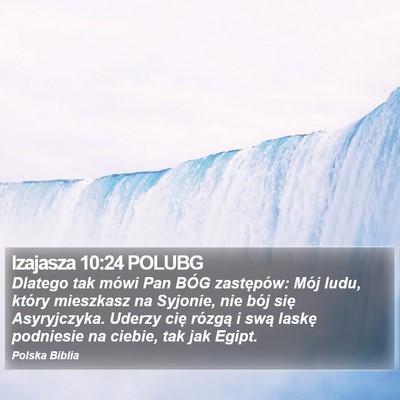 Izajasza 10:24 POLUBG Bible Verse Image