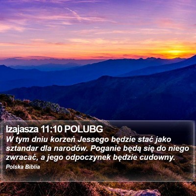 Izajasza 11:10 POLUBG Bible Verse Image