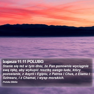 Izajasza 11:11 POLUBG Bible Verse Image