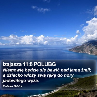 Izajasza 11:8 POLUBG Bible Verse Image