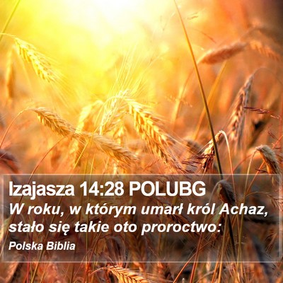 Izajasza 14:28 POLUBG Bible Verse Image