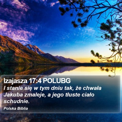 Izajasza 17:4 POLUBG Bible Verse Image
