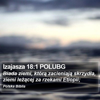 Izajasza 18:1 POLUBG Bible Verse Image