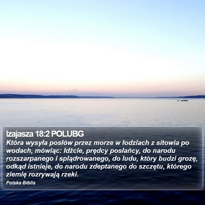 Izajasza 18:2 POLUBG Bible Verse Image