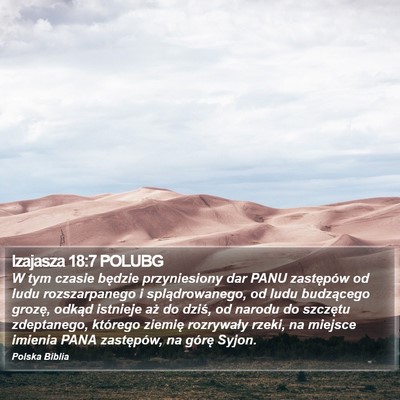 Izajasza 18:7 POLUBG Bible Verse Image