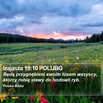 Izajasza 19:10 POLUBG Bible Verse Image