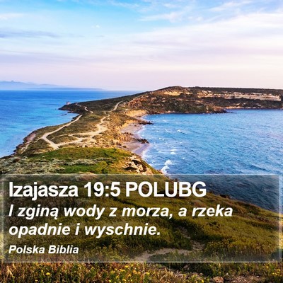 Izajasza 19:5 POLUBG Bible Verse Image