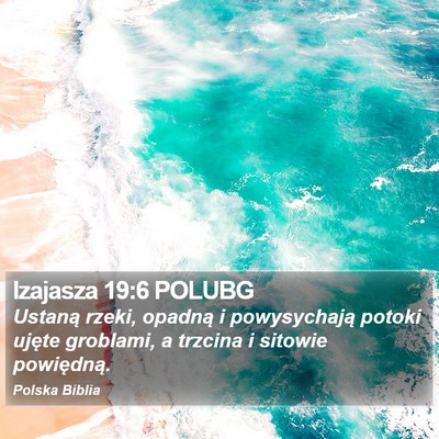 Izajasza 19:6 POLUBG Bible Verse Image