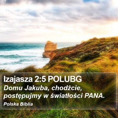 Izajasza 2:5 POLUBG Bible Verse Image