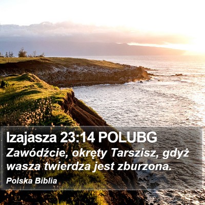 Izajasza 23:14 POLUBG Bible Verse Image