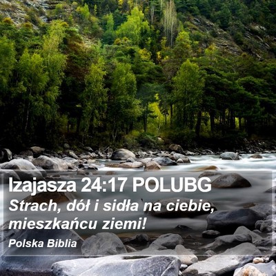 Izajasza 24:17 POLUBG Bible Verse Image