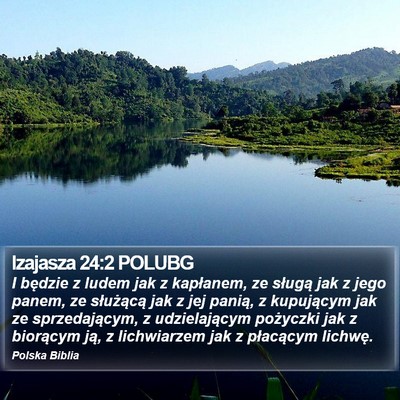 Izajasza 24:2 POLUBG Bible Verse Image
