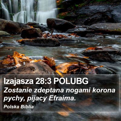 Izajasza 28:3 POLUBG Bible Verse Image