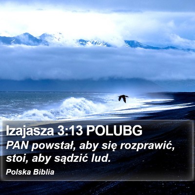 Izajasza 3:13 POLUBG Bible Verse Image