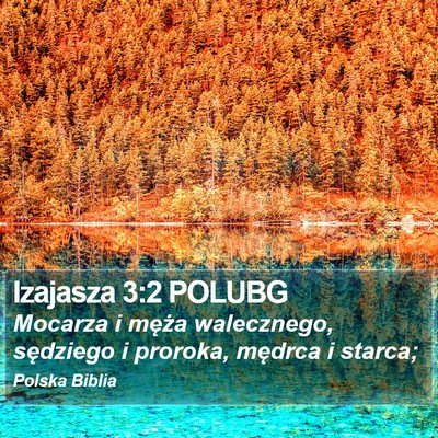 Izajasza 3:2 POLUBG Bible Verse Image