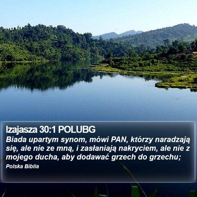 Izajasza 30:1 POLUBG Bible Verse Image