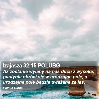 Izajasza 32:15 POLUBG Bible Verse Image