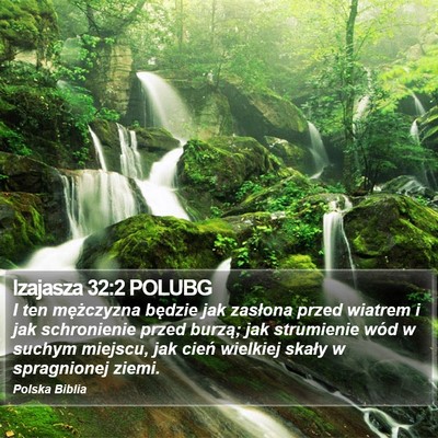 Izajasza 32:2 POLUBG Bible Verse Image