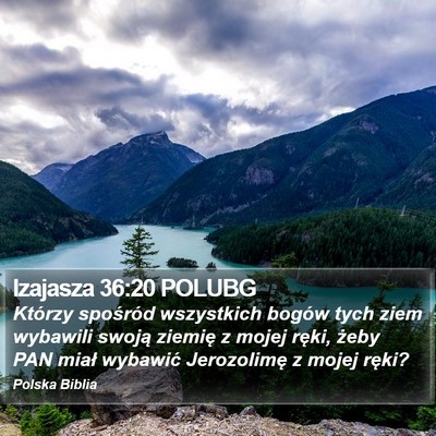 Izajasza 36:20 POLUBG Bible Verse Image