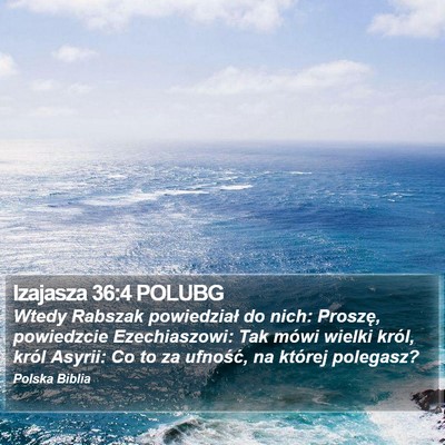 Izajasza 36:4 POLUBG Bible Verse Image