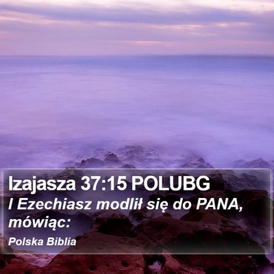 Izajasza 37:15 POLUBG Bible Verse Image