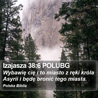 Izajasza 38:6 POLUBG Bible Verse Image