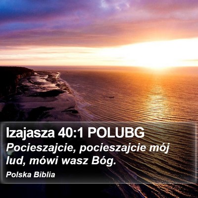 Izajasza 40:1 POLUBG Bible Verse Image