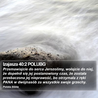 Izajasza 40:2 POLUBG Bible Verse Image