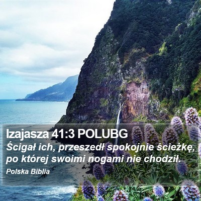 Izajasza 41:3 POLUBG Bible Verse Image