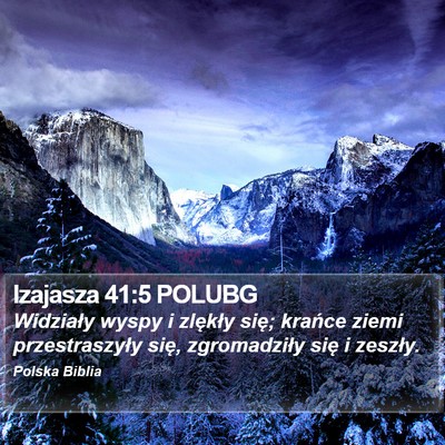 Izajasza 41:5 POLUBG Bible Verse Image