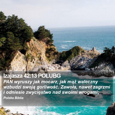 Izajasza 42:13 POLUBG Bible Verse Image
