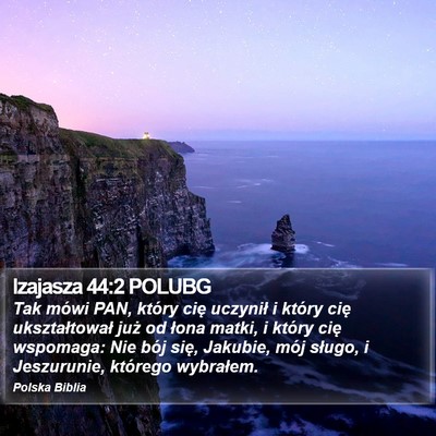 Izajasza 44:2 POLUBG Bible Verse Image