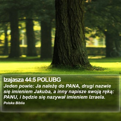 Izajasza 44:5 POLUBG Bible Verse Image