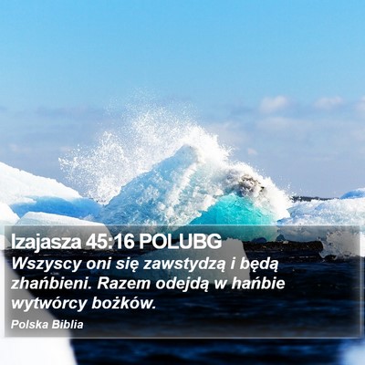 Izajasza 45:16 POLUBG Bible Verse Image