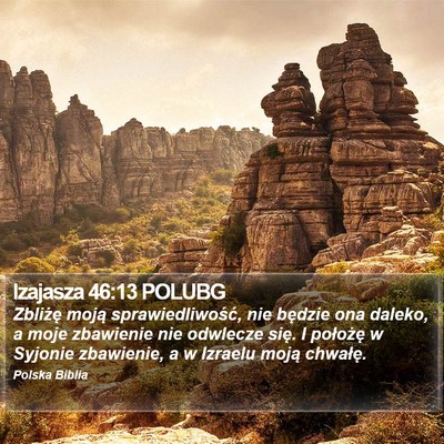 Izajasza 46:13 POLUBG Bible Verse Image