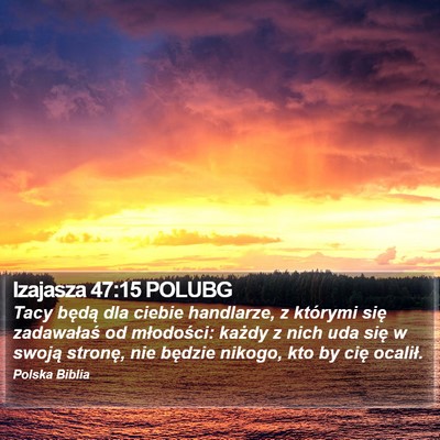 Izajasza 47:15 POLUBG Bible Verse Image