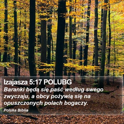 Izajasza 5:17 POLUBG Bible Verse Image