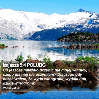 Izajasza 5:4 POLUBG Bible Verse Image
