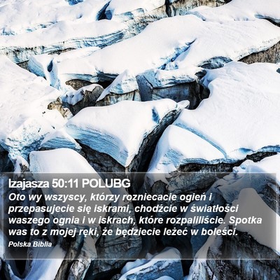 Izajasza 50:11 POLUBG Bible Verse Image