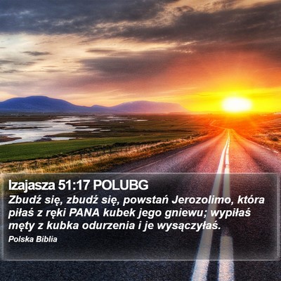 Izajasza 51:17 POLUBG Bible Verse Image