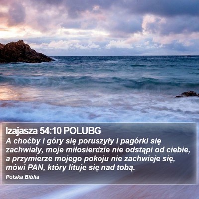 Izajasza 54:10 POLUBG Bible Verse Image