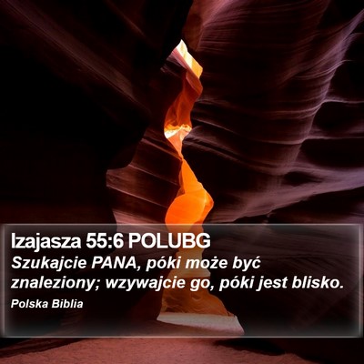 Izajasza 55:6 POLUBG Bible Verse Image