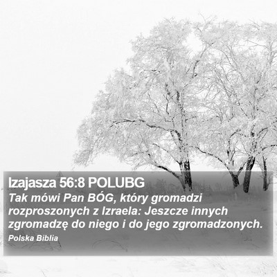 Izajasza 56:8 POLUBG Bible Verse Image