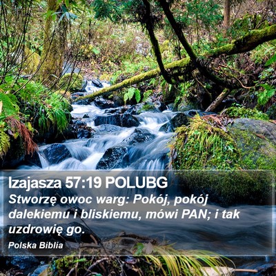 Izajasza 57:19 POLUBG Bible Verse Image