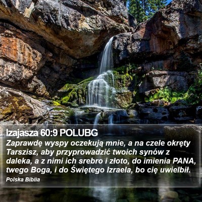 Izajasza 60:9 POLUBG Bible Verse Image