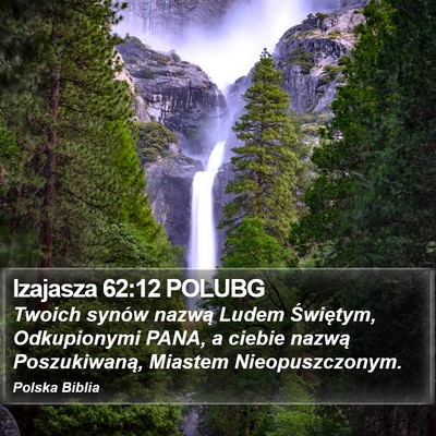 Izajasza 62:12 POLUBG Bible Verse Image